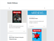 Tablet Screenshot of emilymfeldman.com